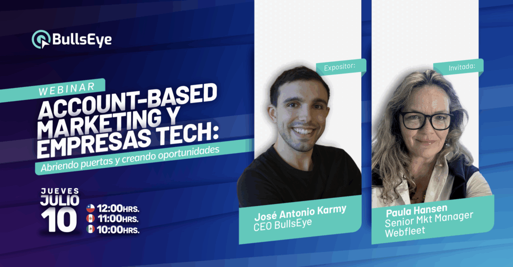 Webinar sobre account based marketing para generación de oportunidades comerciales